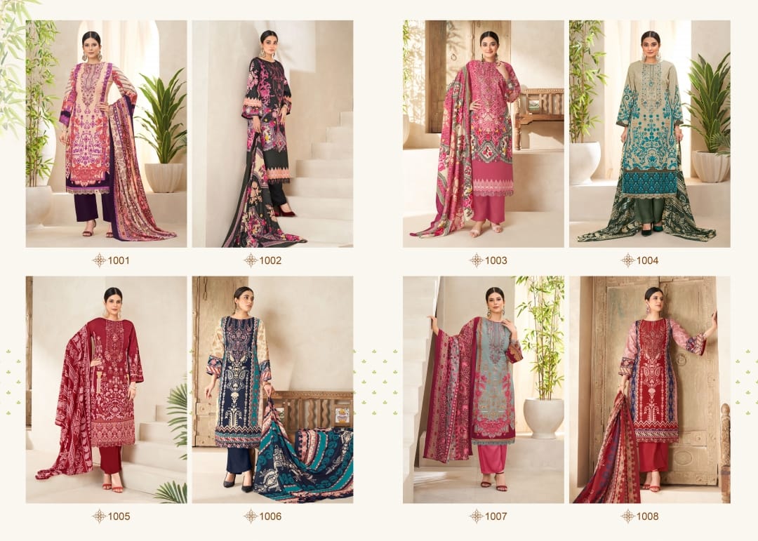 Kashish By Kala Embroidery Printed Lawn Cotton Dress Material Orders In India